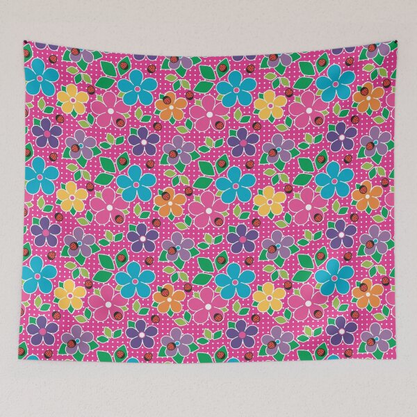 Item preview, Cute Ladybugs and Flowers Pattern designed and sold by MoePark.