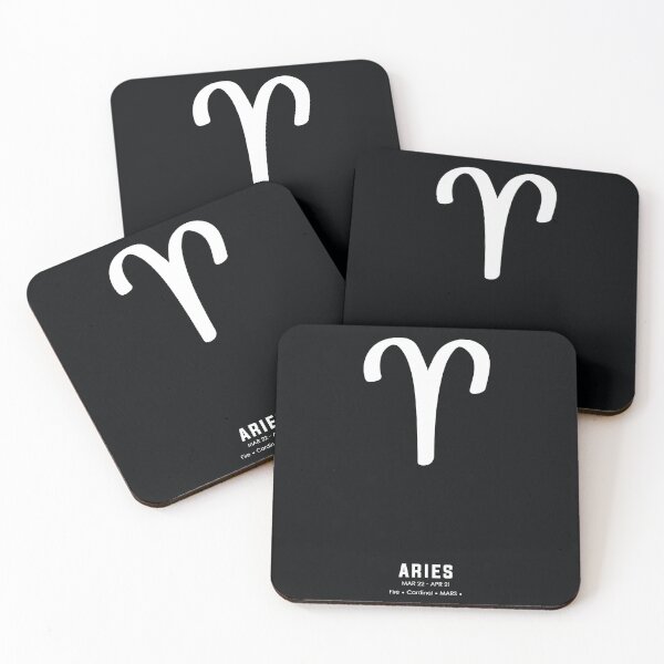Item preview, Aries Print - Zodiac Signs Print - Zodiac Posters - Aries Poster - Black and White 2 - Aries Traits designed and sold by Studio Grafiikka.
