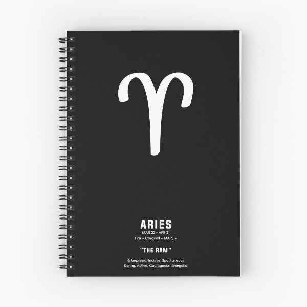 Item preview, Aries Print - Zodiac Signs Print - Zodiac Posters - Aries Poster - Black and White 2 - Aries Traits designed and sold by Studio Grafiikka.