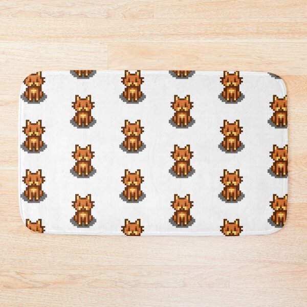 Item preview, Pixel Orange Cat designed and sold by StrawHatBby.