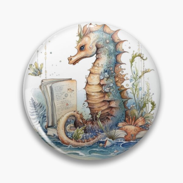 Item preview, Seahorse Librarian 6 designed and sold by mushizaman.