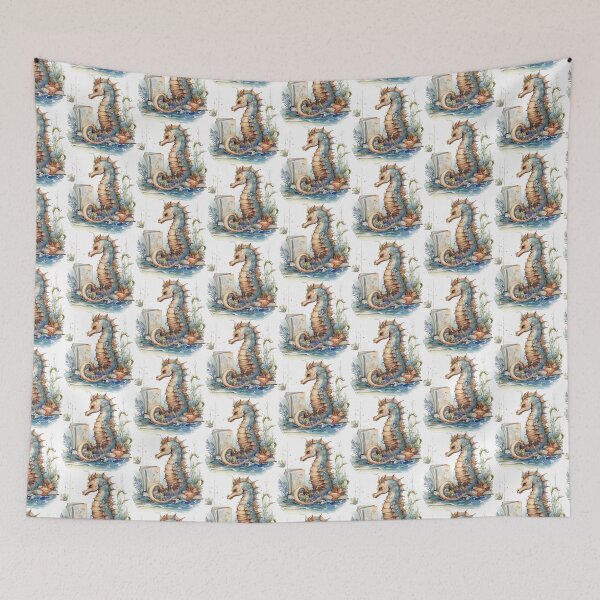 Item preview, Seahorse Librarian 6 designed and sold by mushizaman.