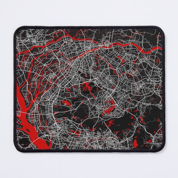 Item preview, Dongguan City Map of Guangdong, China - Oriental designed and sold by deMAP.