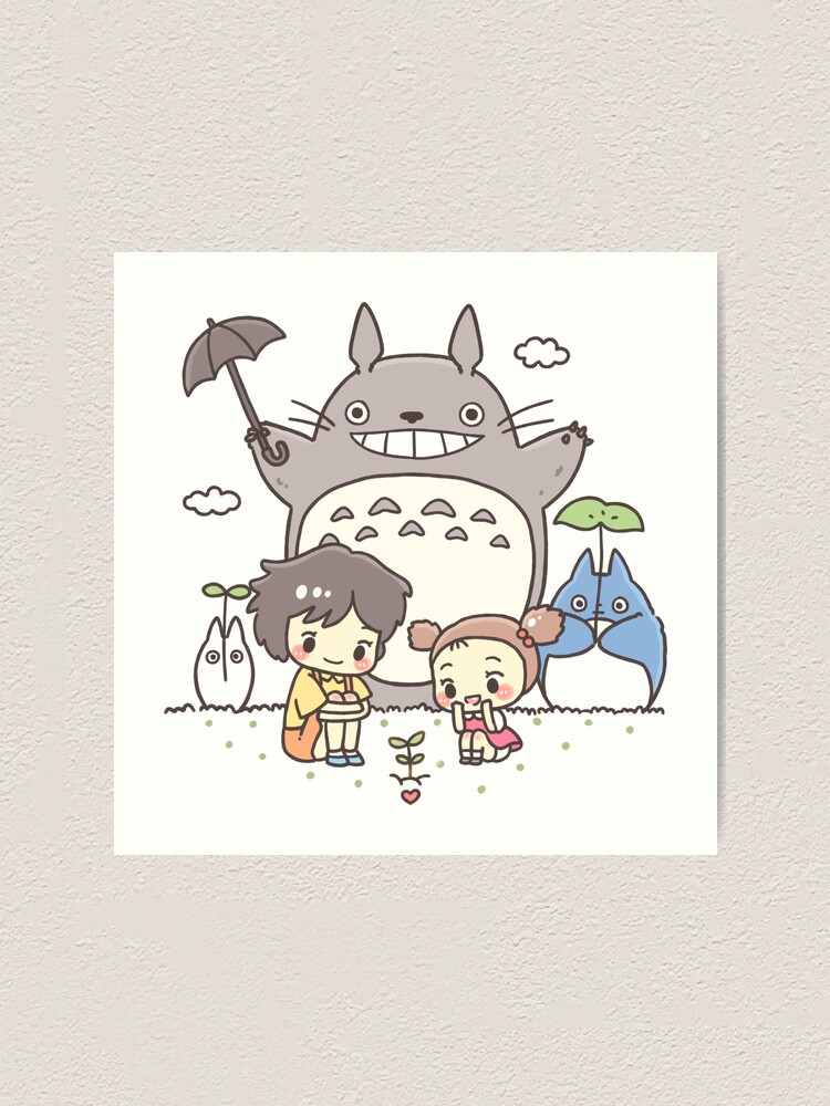 Totoro Print  Totoro, Totoro art, Ghibli artwork
