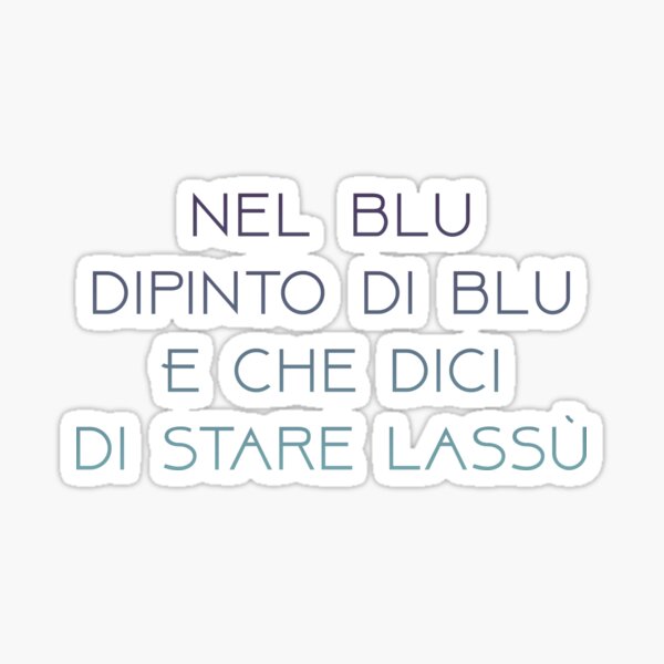 Item preview, Nel blu, dipinto di blu  designed and sold by annaoze.
