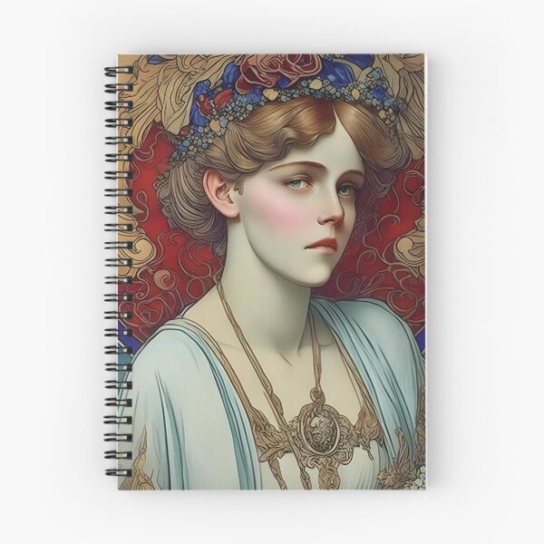 Item preview, Art Nouveau Inspired By Alphonse Mucha Sarah Bernhardt designed and sold by Tamas Das.