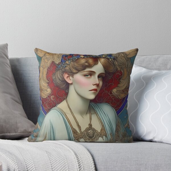 Item preview, Art Nouveau Inspired By Alphonse Mucha Sarah Bernhardt designed and sold by Tamas Das.