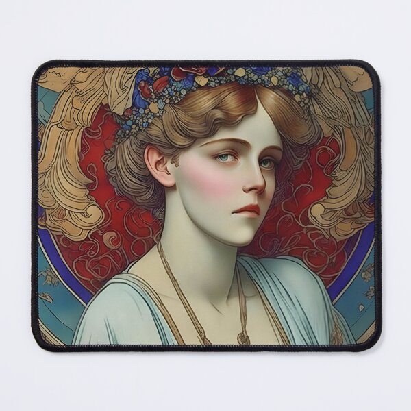 Item preview, Art Nouveau Inspired By Alphonse Mucha Sarah Bernhardt designed and sold by Tamas Das.