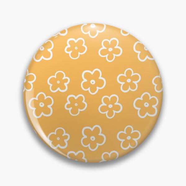 Item preview, Small white flowers with orange background designed and sold by Jnnnnn.