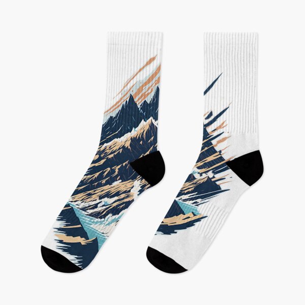 Item preview, Mountain Splash: Retro Vintage T-Shirt Graphic Design designed and sold by RedArtG09.