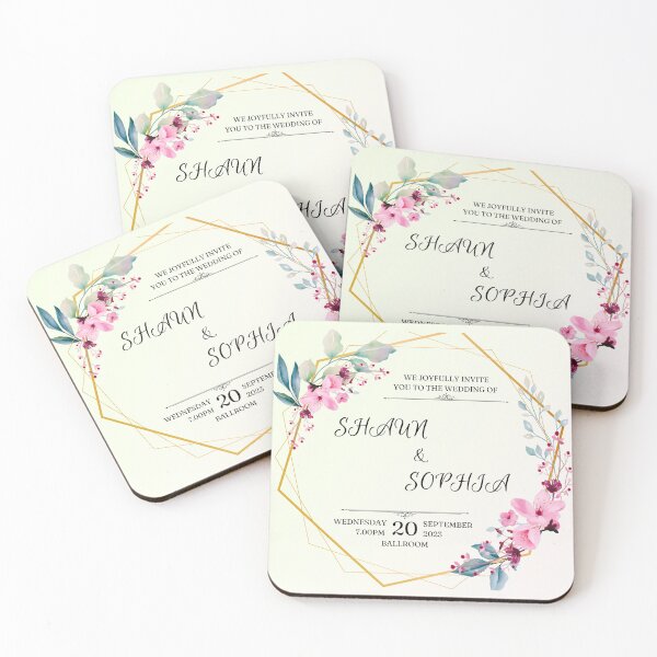 Item preview, Floral wedding invitation designed and sold by Minimabyayya.