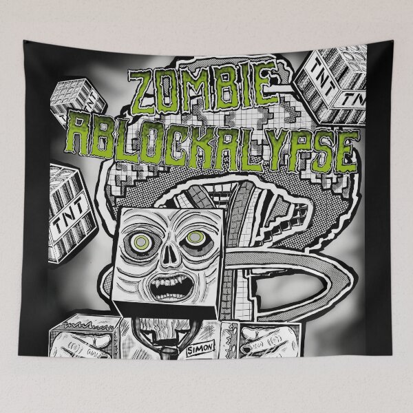 Item preview, TechnoPigeon Zombie Ablockalypse designed and sold by TechnoPigeon.