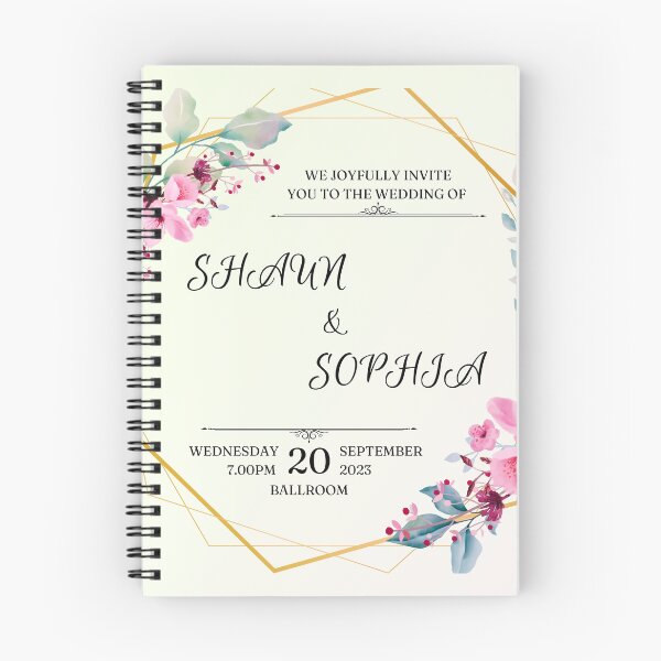 Item preview, Floral wedding invitation designed and sold by Minimabyayya.