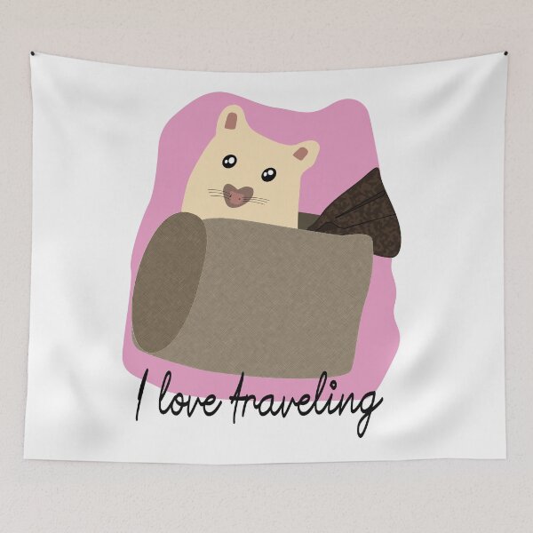Item preview, "I love traveling" designed and sold by PaulinaGuerrero.