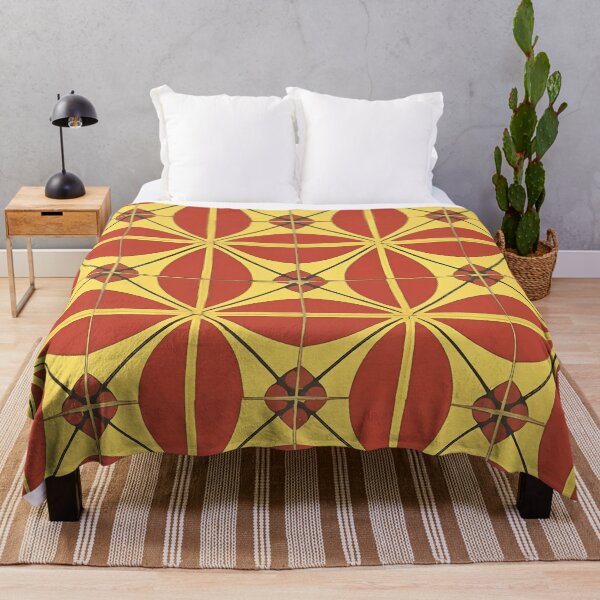 Item preview, Retro Tile Pattern orange and yellow designed and sold by RetroTile.
