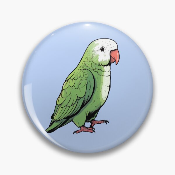 Item preview, Green Monk Parakeet designed and sold by DerSenat.