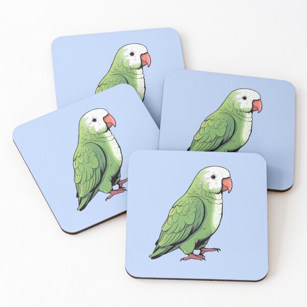 Item preview, Green Monk Parakeet designed and sold by DerSenat.