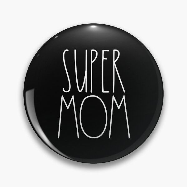 Item preview, Super Mom White Rae Dunn Inspired Farmhouse Decor designed and sold by FineElephant.