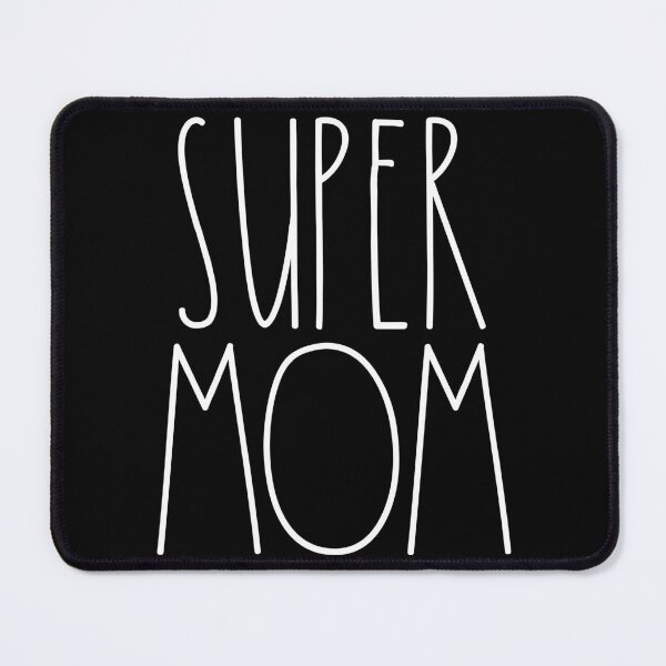 Item preview, Super Mom White Rae Dunn Inspired Farmhouse Decor designed and sold by FineElephant.