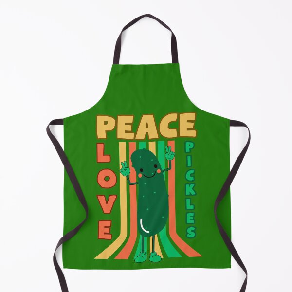 Item preview, Peace Love Pickles: Colorful, Funny, retro pickle for Pickle Lovers! designed and sold by Drzamag.