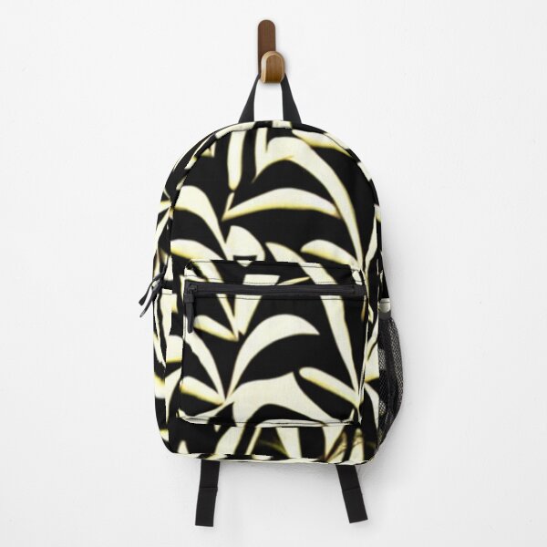 Item preview, Abstract Black and White Leaf Pattern designed and sold by calibrit.