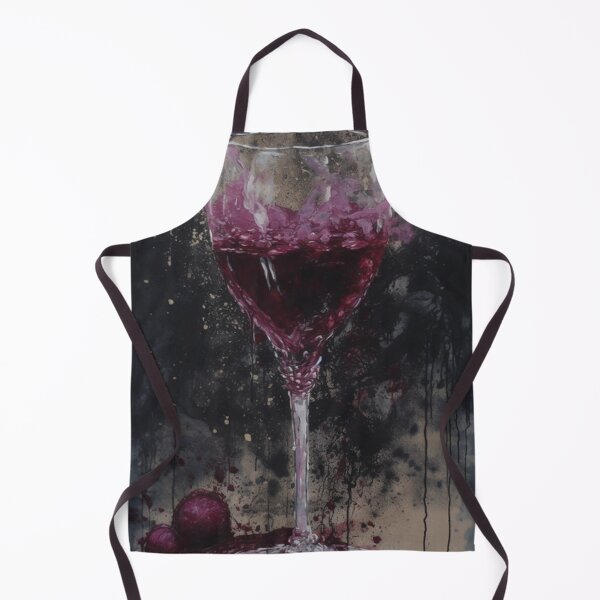 Item preview, Wine glass water color designed and sold by zand-n-zive.