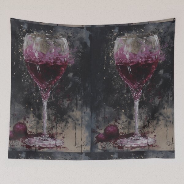Item preview, Wine glass water color designed and sold by zand-n-zive.