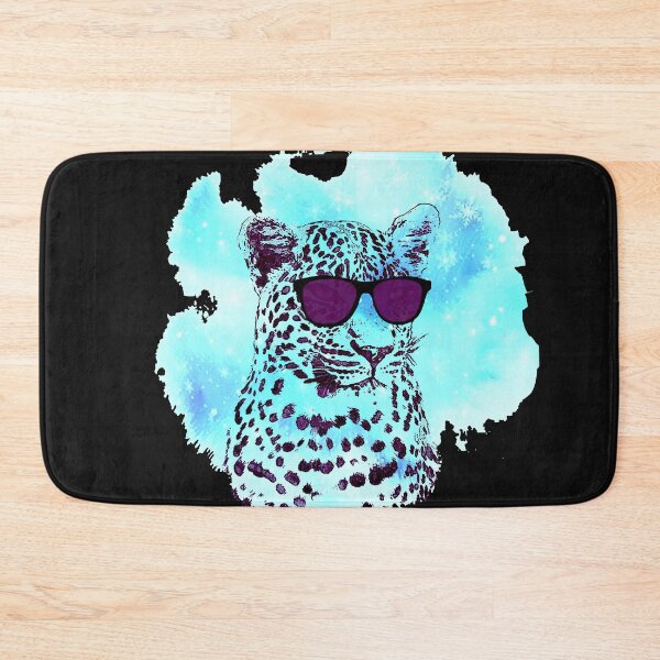 Item preview, Watercolor Snow Leopard - Snow Leopard Wearing Glasses designed and sold by The Red Nox.