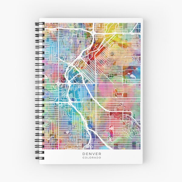 Item preview, Denver Colorado Street Map designed and sold by ArtPrints.