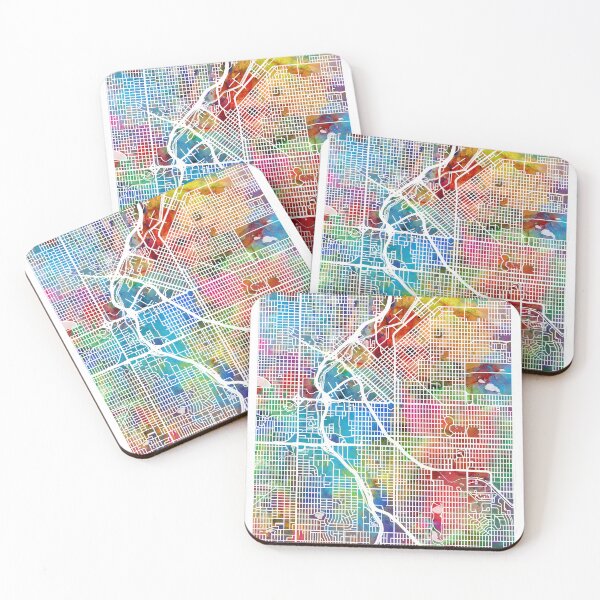 Item preview, Denver Colorado Street Map designed and sold by ArtPrints.