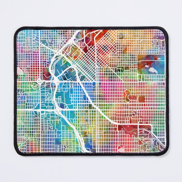 Item preview, Denver Colorado Street Map designed and sold by ArtPrints.