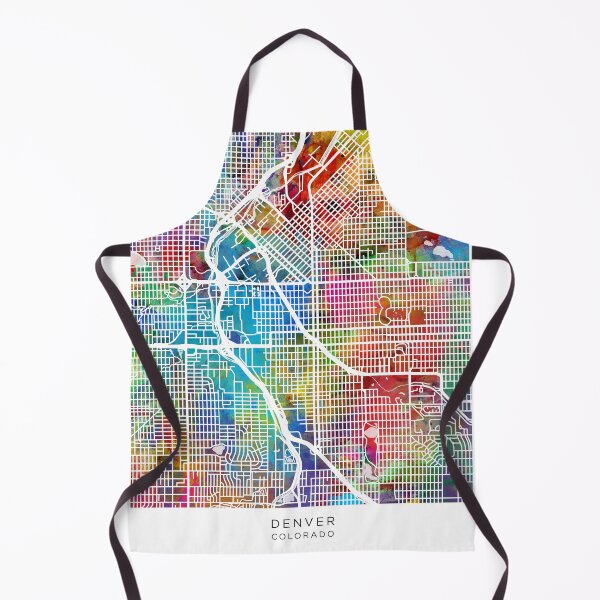 Item preview, Denver Colorado Street Map designed and sold by ArtPrints.