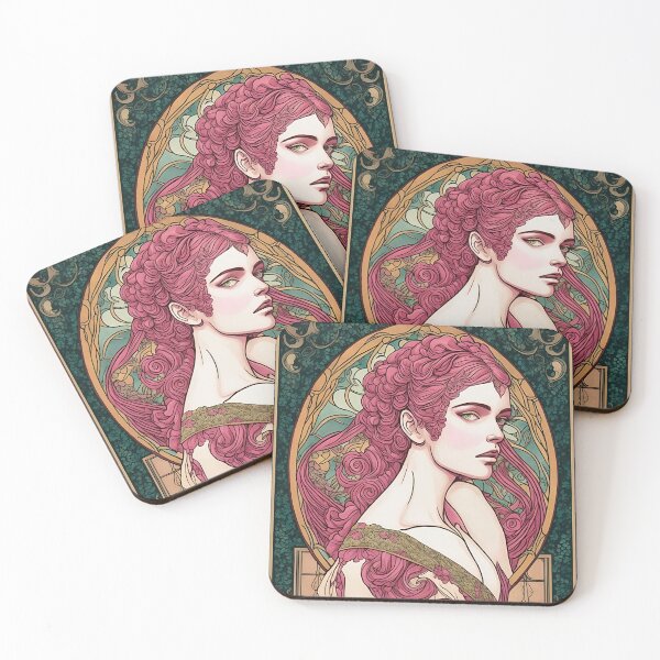Item preview, Inspired By Alphonse Mucha Sarah Bernhardt-Art Nouveau   designed and sold by Tamas Das.