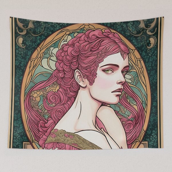 Item preview, Inspired By Alphonse Mucha Sarah Bernhardt-Art Nouveau   designed and sold by Tamas Das.