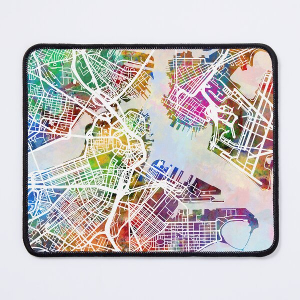 Item preview, Boston Massachusetts Street Map designed and sold by ArtPrints.