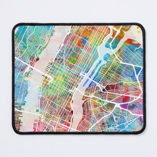 Item preview, New York City Street Map designed and sold by ArtPrints.