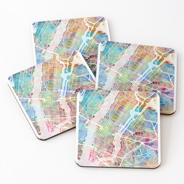 Item preview, New York City Street Map designed and sold by ArtPrints.