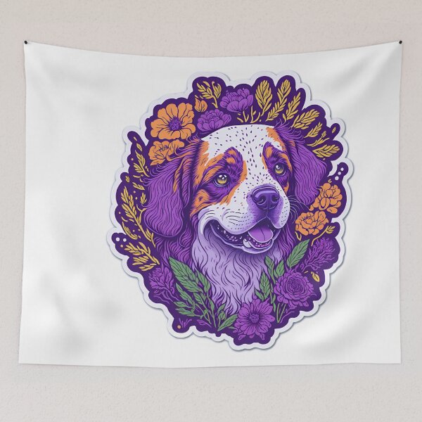 Item preview, Pastel Tetradic Colors: Dreamy Flora in a Retro Aesthetic Sticker designed and sold by RedArtG09.