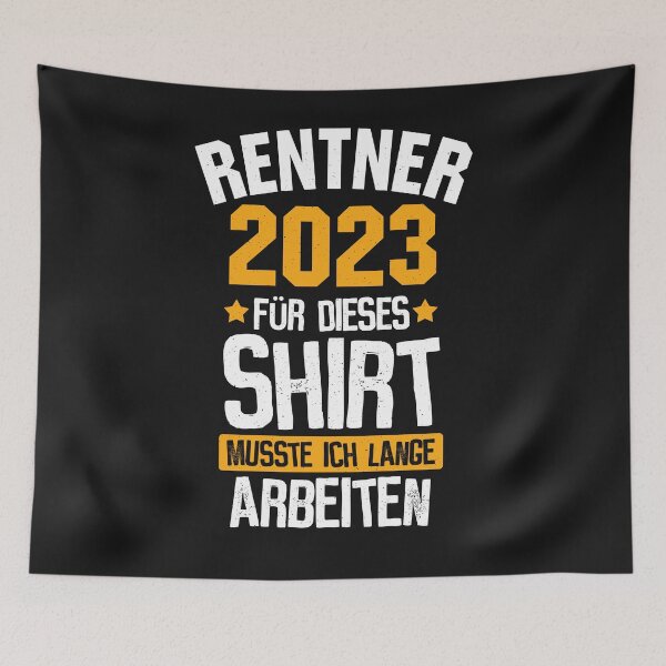 Aperçu de l'œuvre Retraités 2023 - Travailler de longues heures pour la retraite créée et vendue par ChrisFeil.