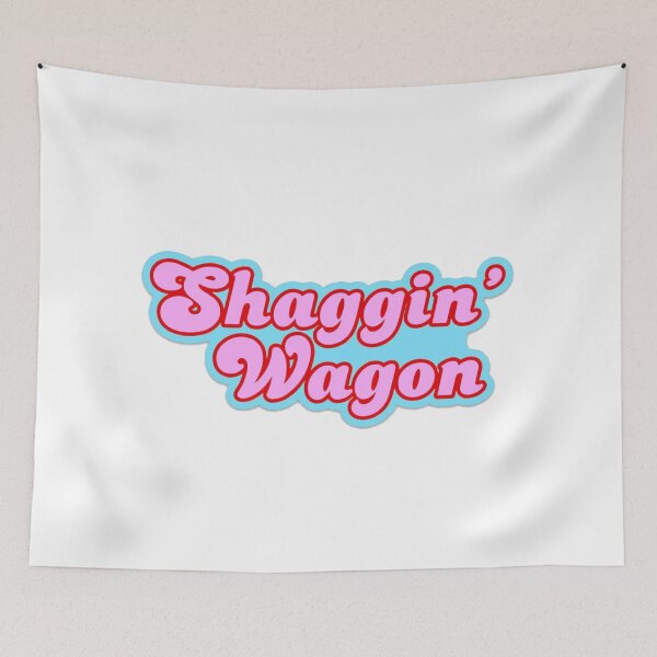 Item preview, Shaggin Wagon Blue and Pink designed and sold by noraklimax.