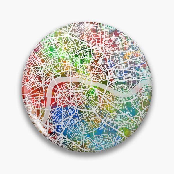 Item preview, London England Street Map designed and sold by ArtPrints.