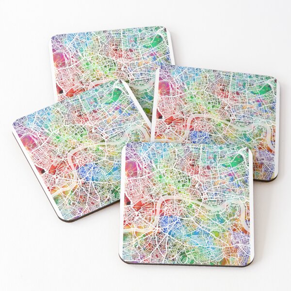Item preview, London England Street Map designed and sold by ArtPrints.