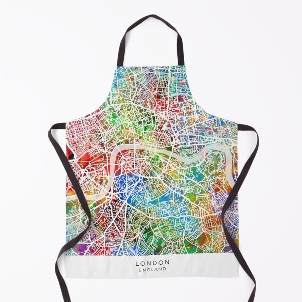 Item preview, London England Street Map designed and sold by ArtPrints.