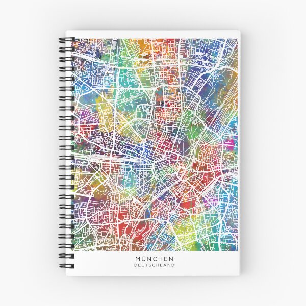 Item preview, Munich Germany City Map designed and sold by ArtPrints.