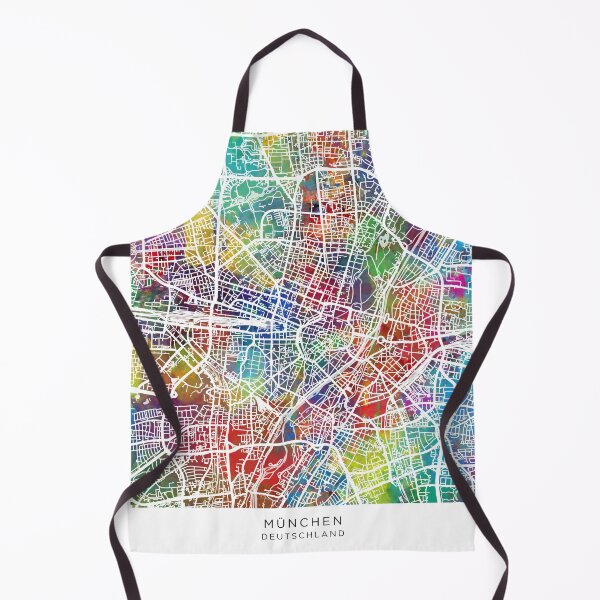 Item preview, Munich Germany City Map designed and sold by ArtPrints.