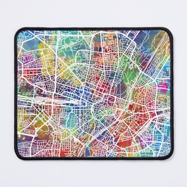 Item preview, Munich Germany City Map designed and sold by ArtPrints.