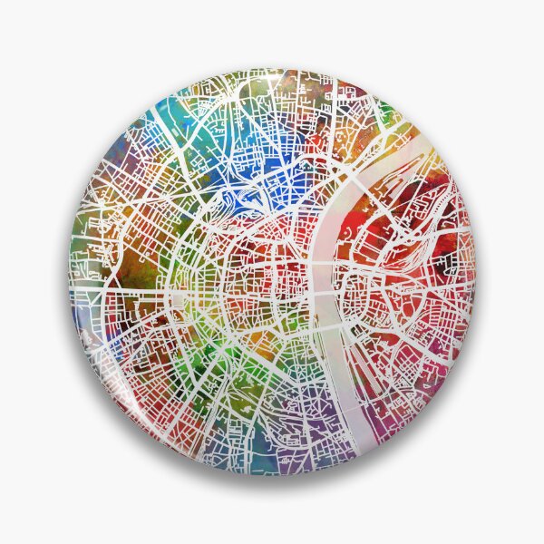 Item preview, Cologne Germany City Map designed and sold by ArtPrints.