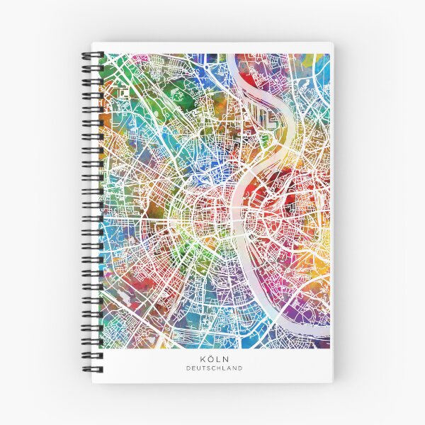 Item preview, Cologne Germany City Map designed and sold by ArtPrints.