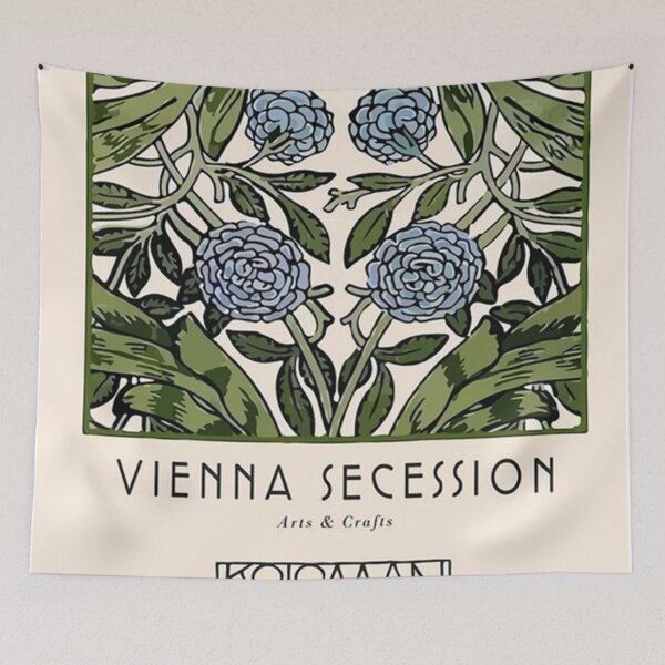 Item preview, Vienna Secession Flower Market Poster designed and sold by irishloore.