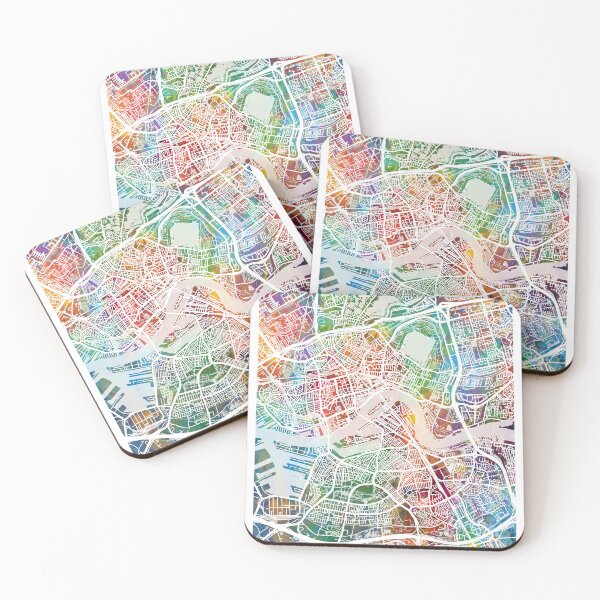 Item preview, Rotterdam Netherlands City Map designed and sold by ArtPrints.